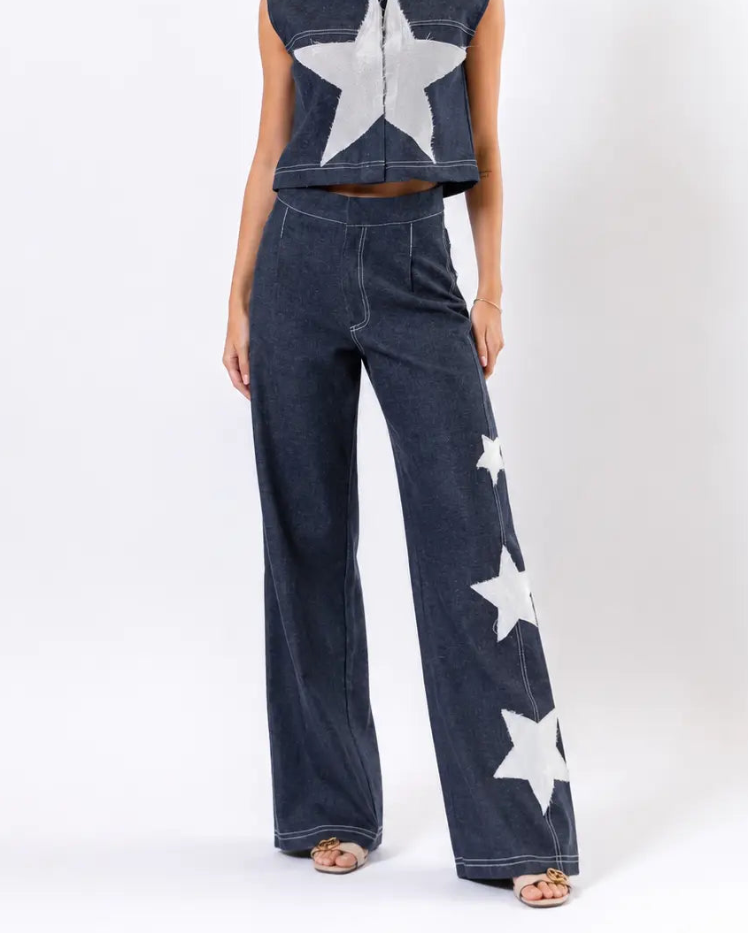 Pantalón Denim Estrella