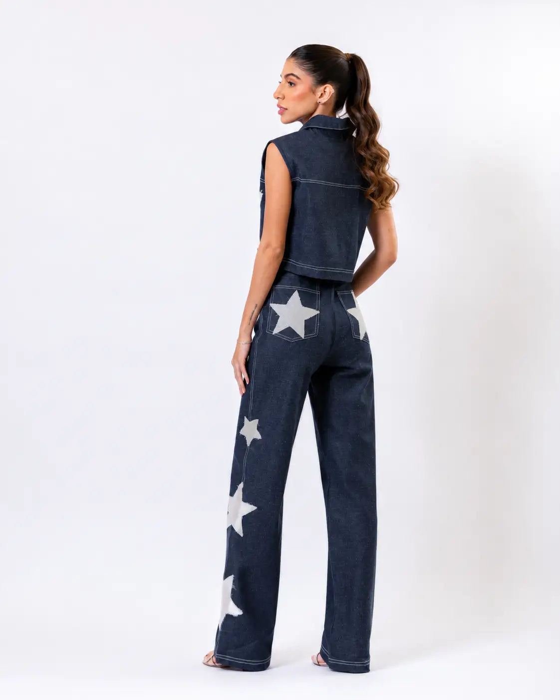 Pantalón Denim Estrella