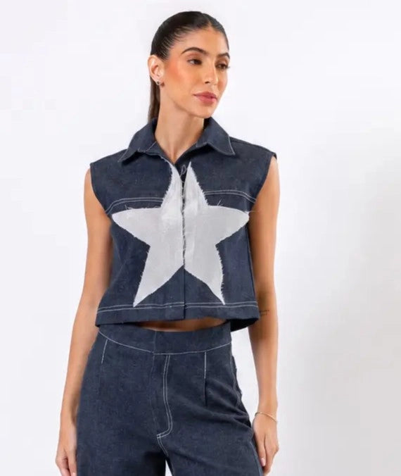 Camisa Denim Estrella