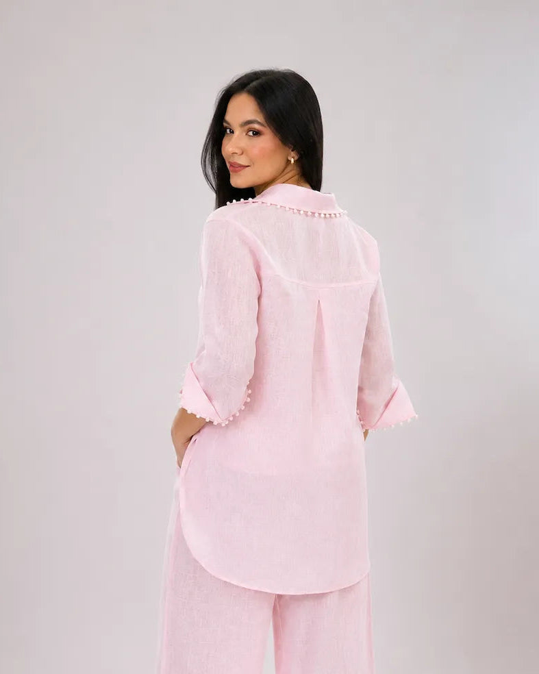 Camisa Mangas Perla