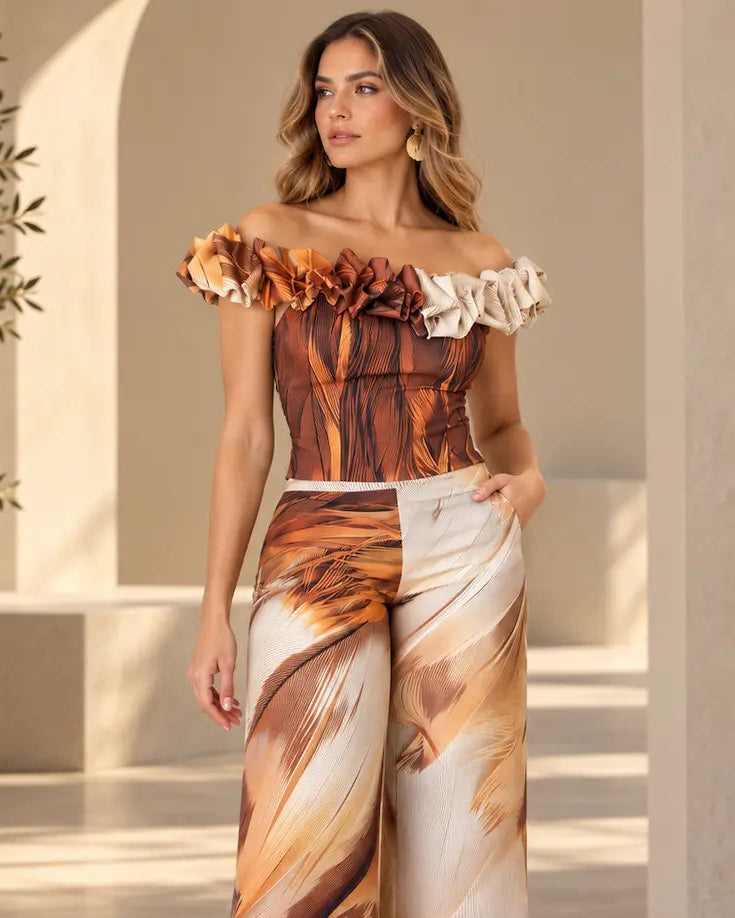 Top - Set Plumas